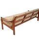 Rare vintage Danish designer three-seater sofa by Niels Bach, 1960s