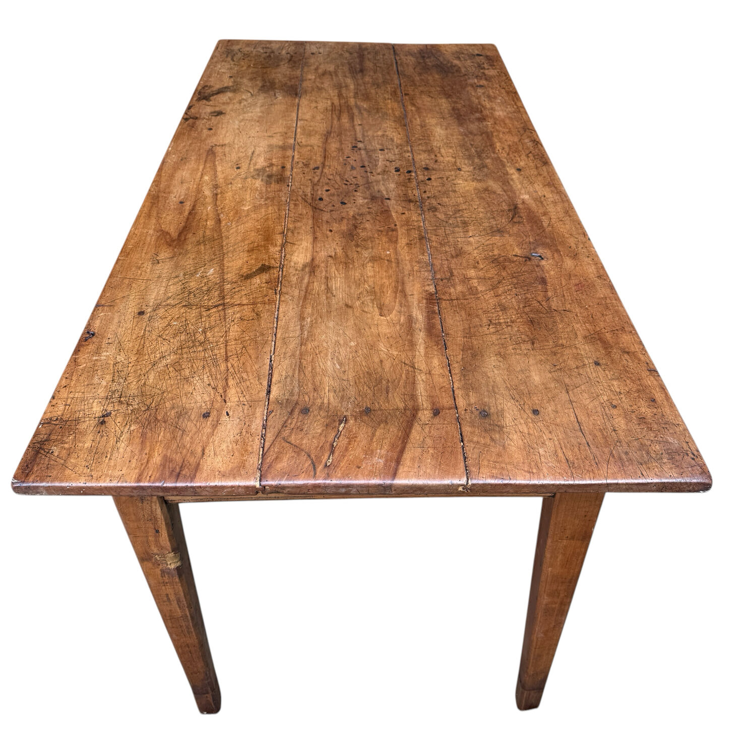 Table de ferme en cerisier, France XIXème s.