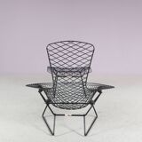 1960s “Bird Chair” with ottoman by Harry Bertoia for Knoll International, U