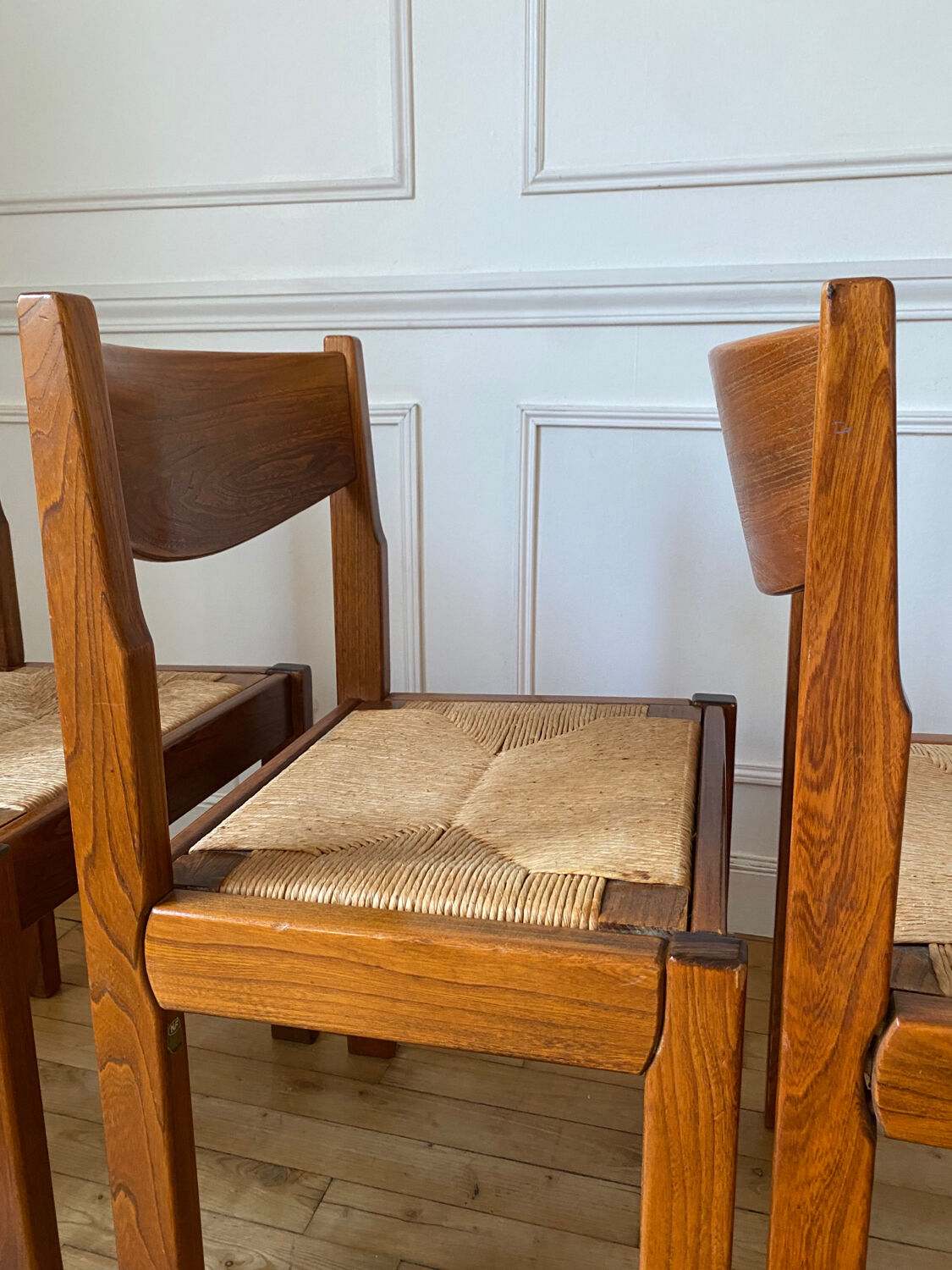 4 Maison Regain elm chairs