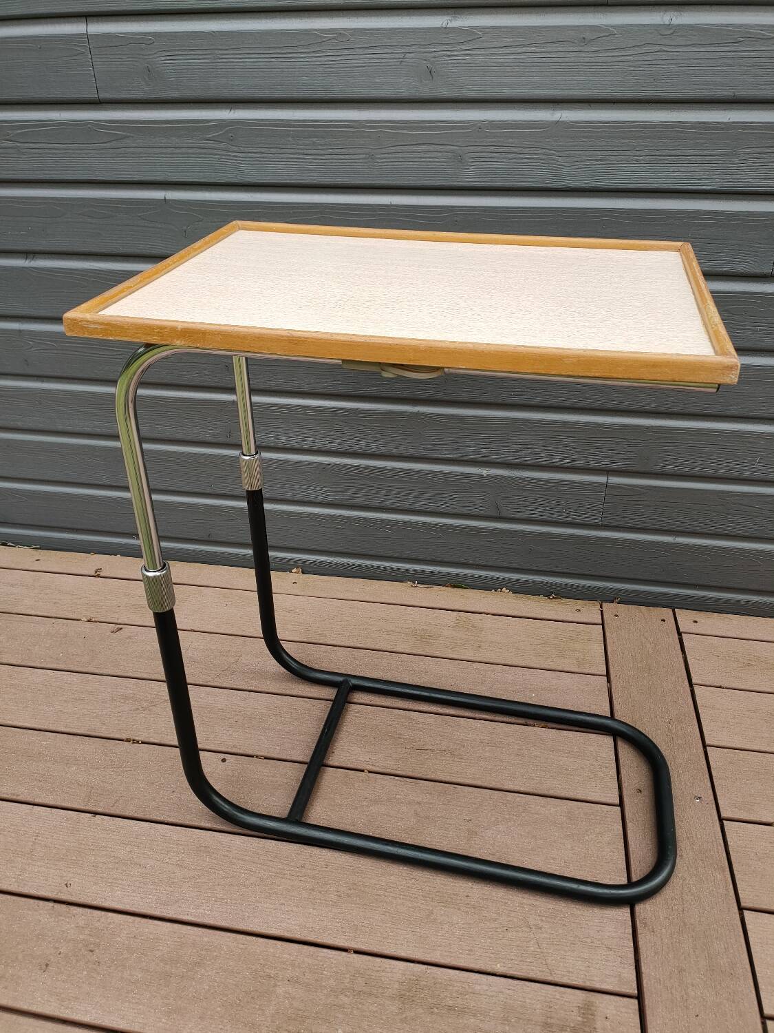 Adjustable vintage side table