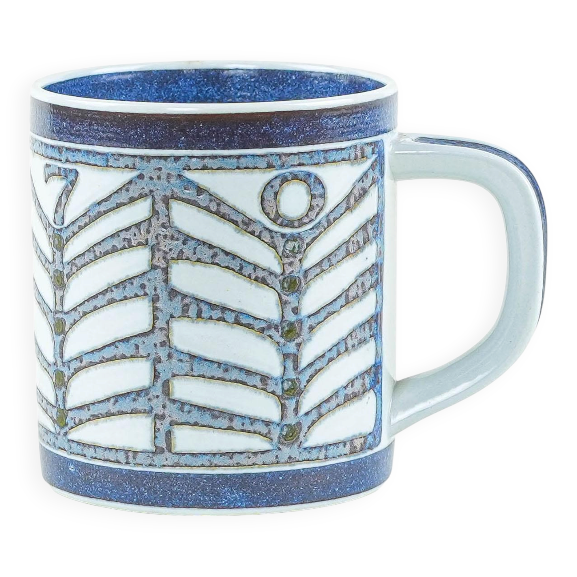 Porcelain mug, Danish design, 1970s, manufacturer: Royal Copenhagen