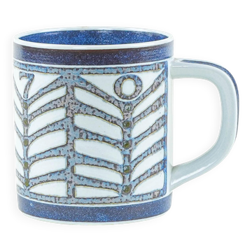 Mug en porcelaine, design danois, années 1970, fabricant : Royal Copenhagen