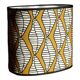 Oval lampshade vintage fabric Ikea 2006 design Linda Svensson