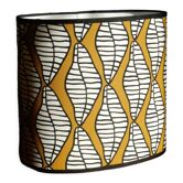 Abat-jour ovale tissu vintage Ikea 2006 design Linda Svensson
