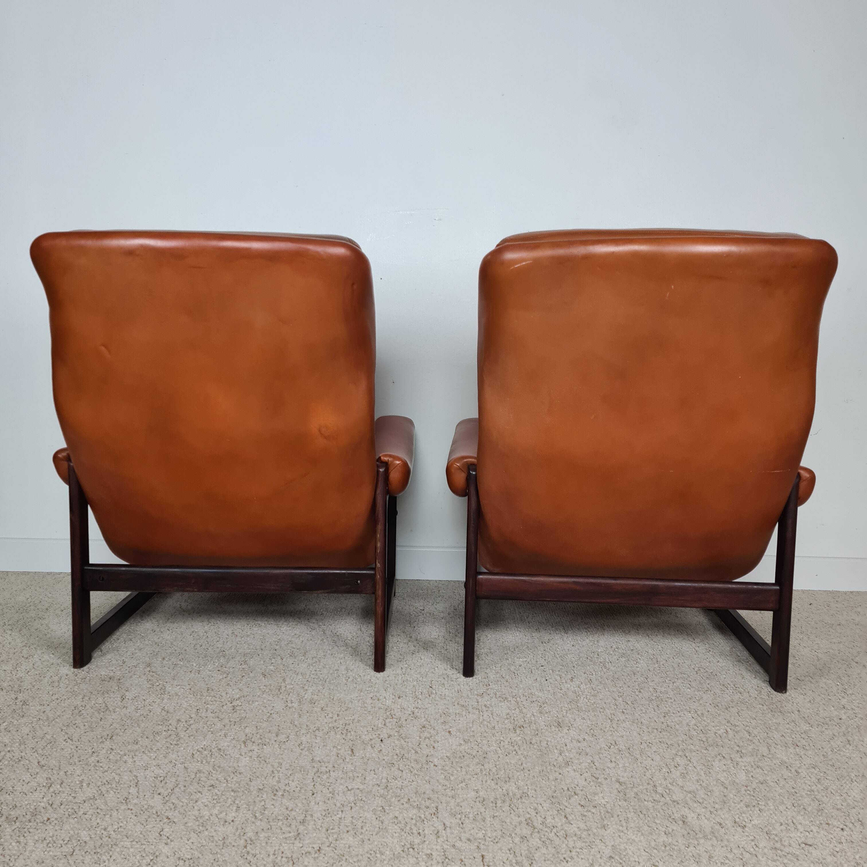 Pair of Scandinavian armchairs