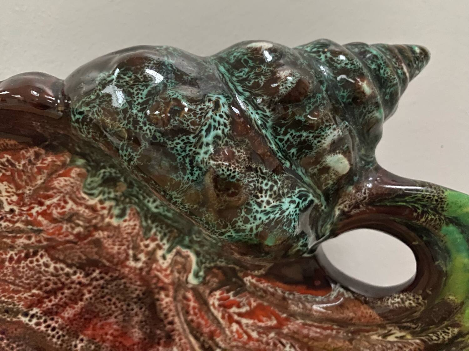 Large vintage shell dish Vallauris - 1970s