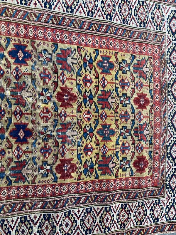 Tapis ancien caucasien chirwan 105x165 cm