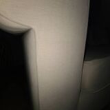 Designer beige 3-seater sofa