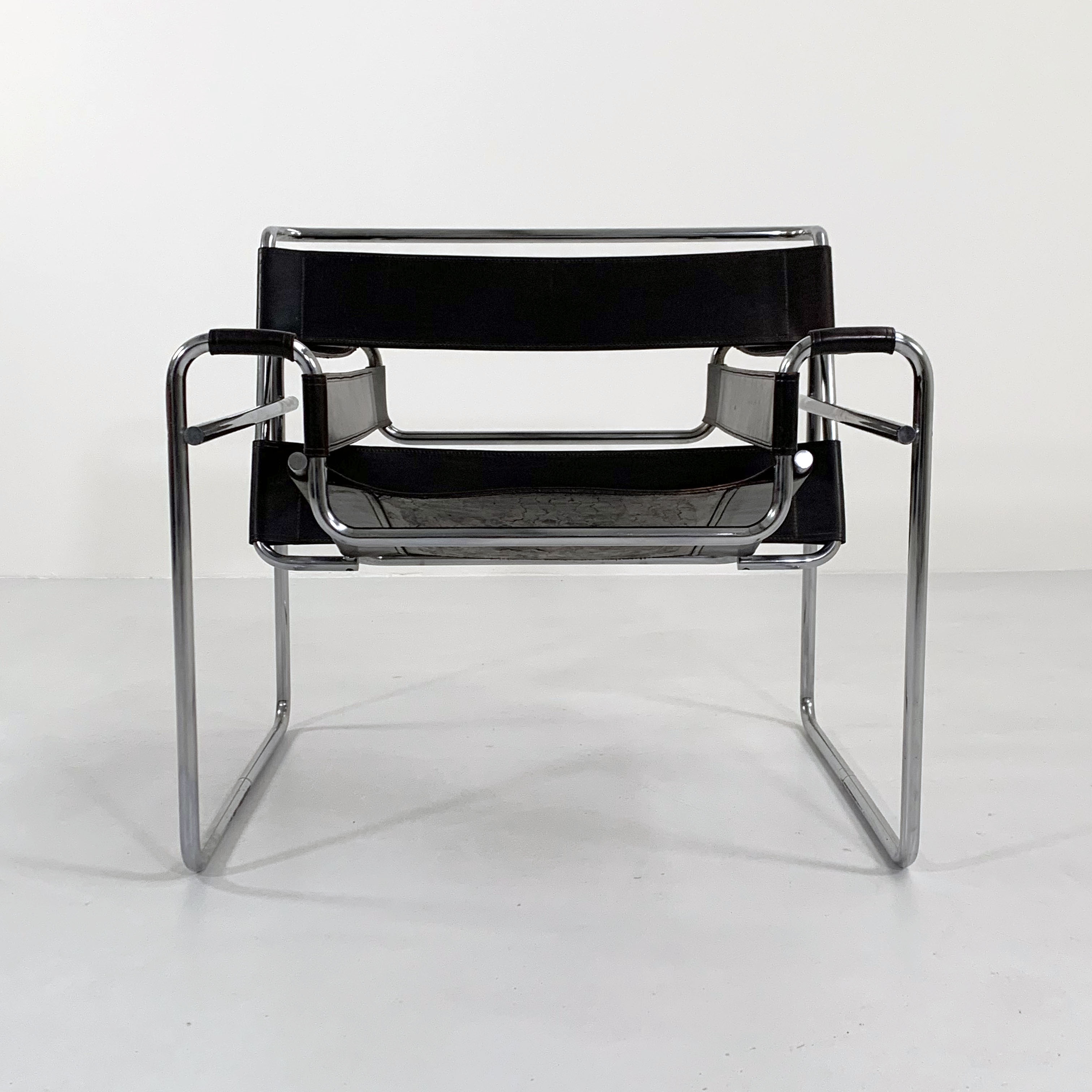 Armchair B3 Wassily by Marcel Breuer gavina edition, 1970