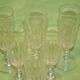 St. louis 6 flutes baccarat has champagne 19th cut sides flat crystal