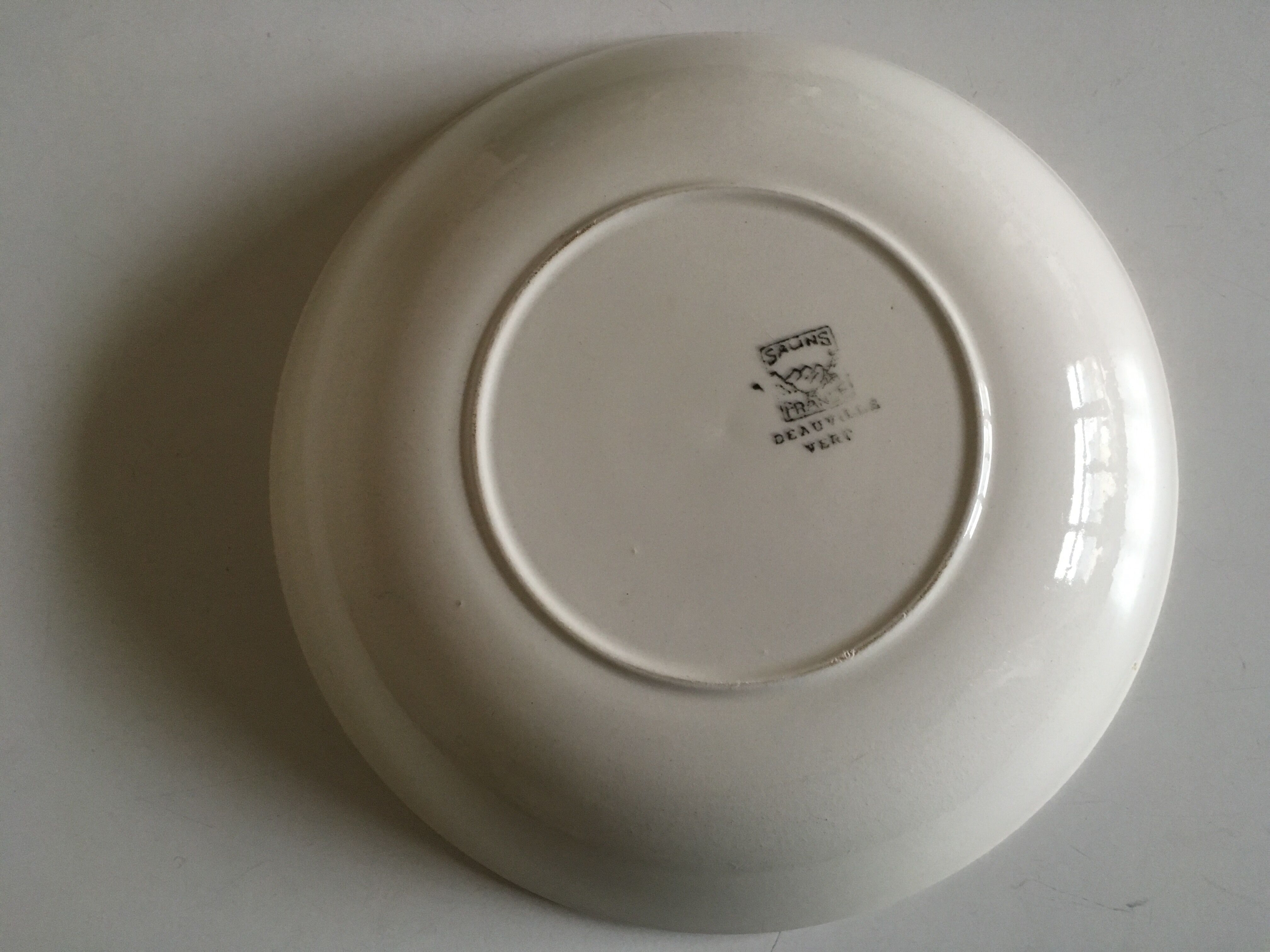 deep dish or bowl Deauville ceramic of Salins, 60 s
