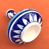 Ceramic vase with floral decoration Height: 100mm Diameter (at the neck): 30mm In