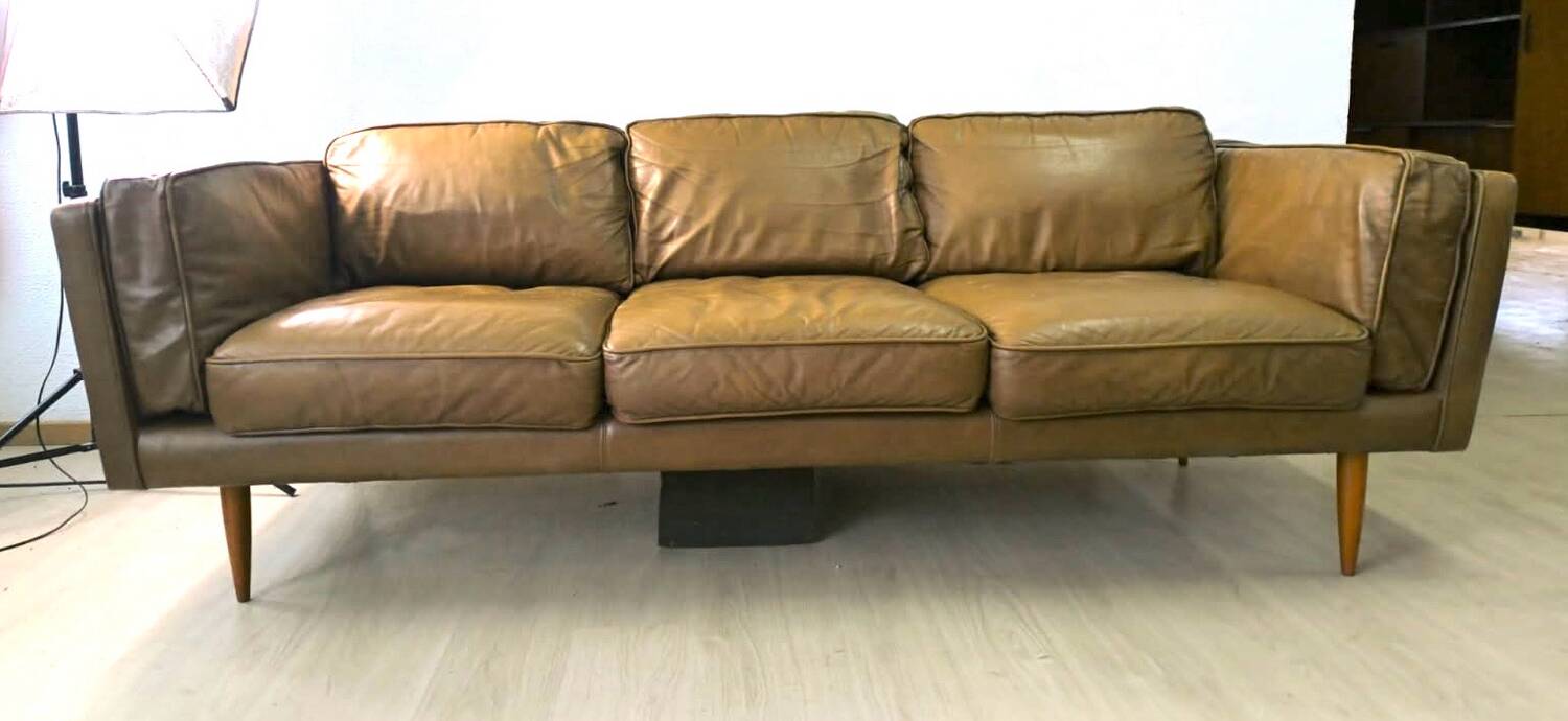 Canapé en cuir 3 places