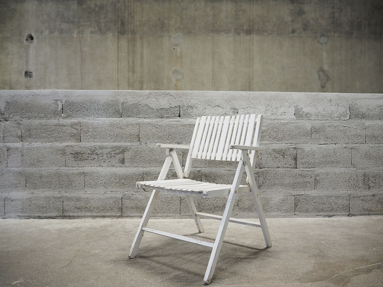 Set of 4 folding garden chairs Youpy, René Gleizes, vintage 60s