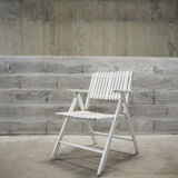 Set of 4 folding garden chairs Youpy, René Gleizes, vintage 60s