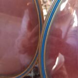 Lot 2 oval frames style art deco vintage