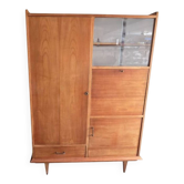Vintage wardrobe / display cabinet / secretary