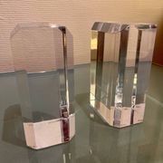 Serre-livres ritts, astrolite lucite, 1970s