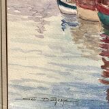 Geo Duchesne (20th century), Framed and signed marine