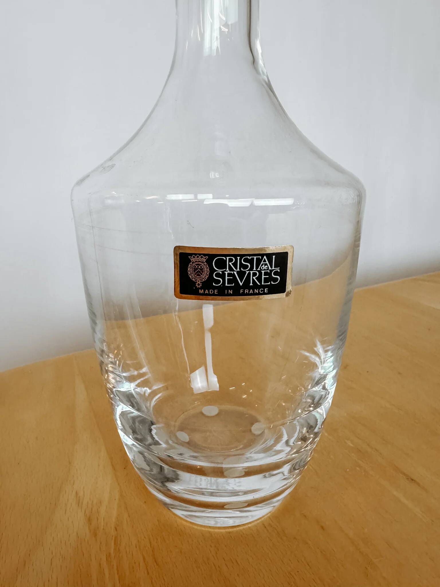 Carafe en cristal pour eau ou liqueur