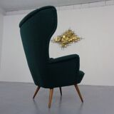 French Kvadrat Tonica Wingback Chair, 1950s