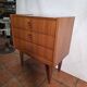 Scandinavian teak chest of drawers from the 1960s.