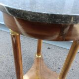Gueridon side table empire style marble top