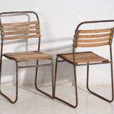 Chaises de jardin anciennes (c.1920). Ensemble de 2 pièces n°7