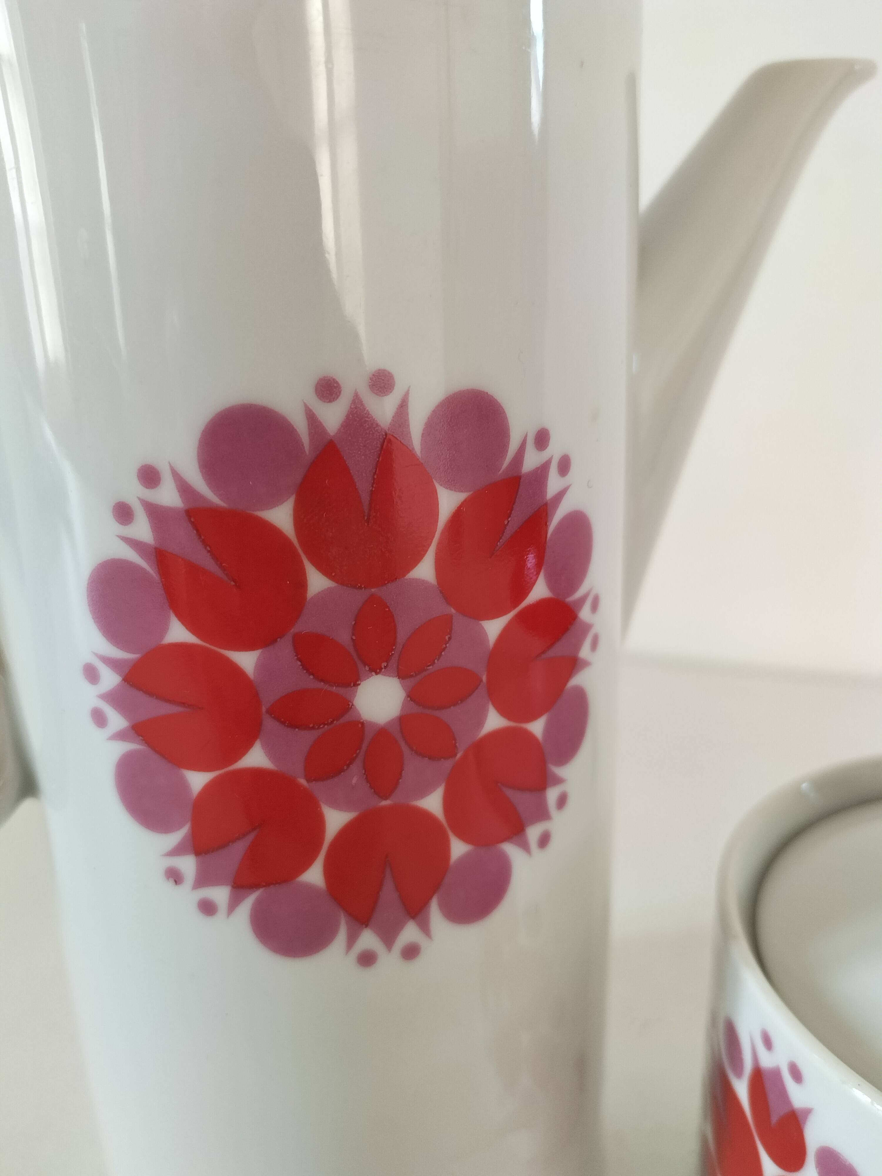 Hans théo baumann coffee pot and sugar bowl for thomas