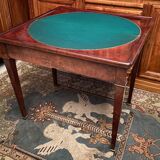 Mahogany game table console from the Napoleon III period