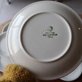 12 flat plates italy ceramic quadrifoglio