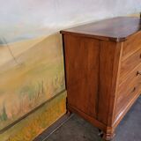 Petite commode Louis Philippe en noyer