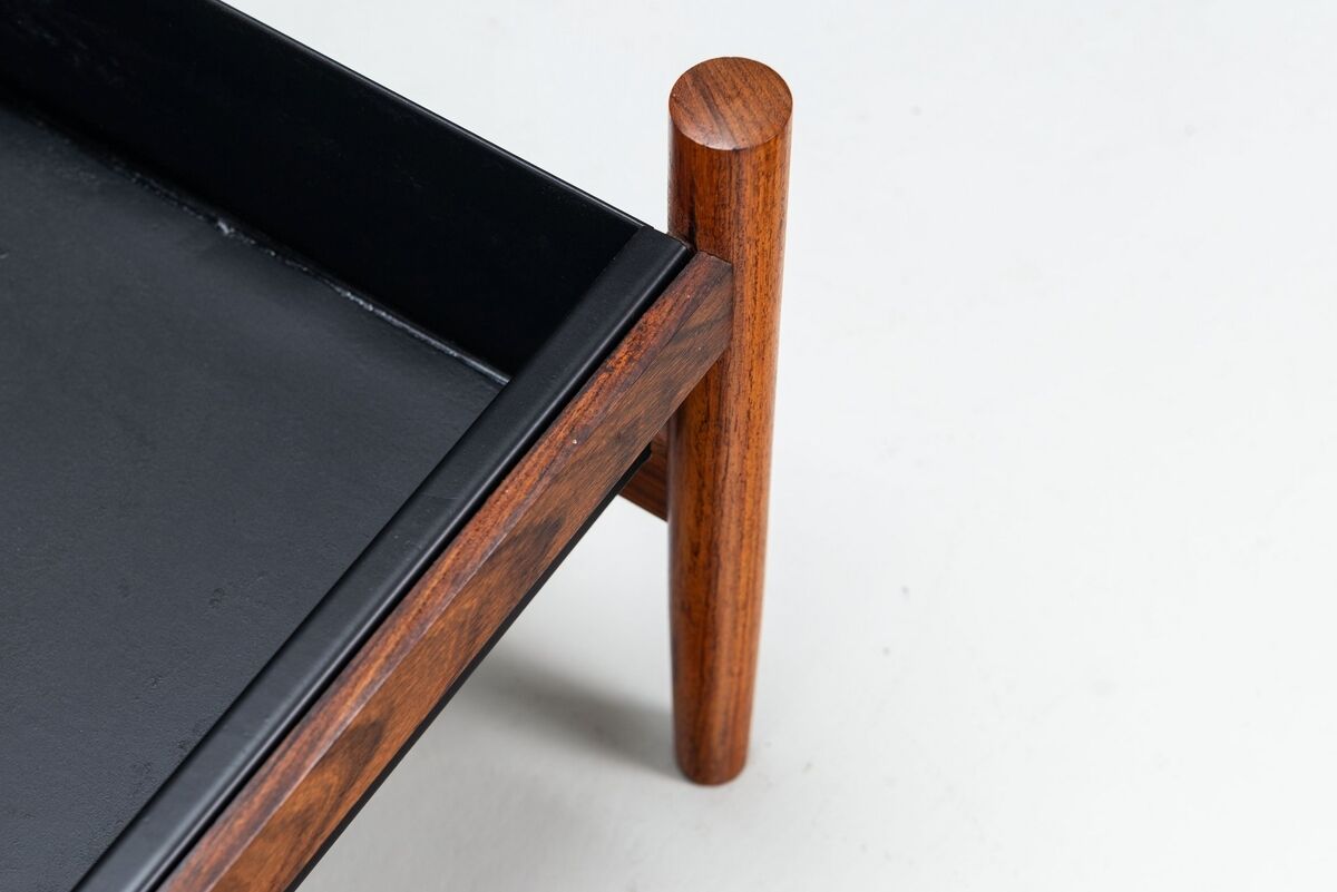 Hugo Frandsen large planter in rosewood Spottrup Denmark 1960