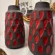 Pair of "drippy" ceramic vases by Tyson LONDON