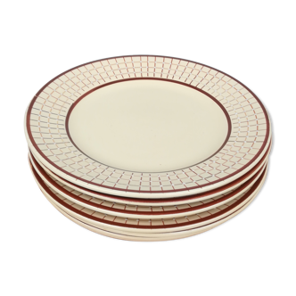 Set of 7 Colmar Longchamp plates