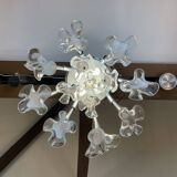 Calla, Murano Ceiling Lamp by Venini, 1960s