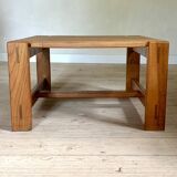 Vintage solid elm coffee table