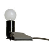 Clip-on small bedside lamp, Buchleseleuchte Germany 1950s