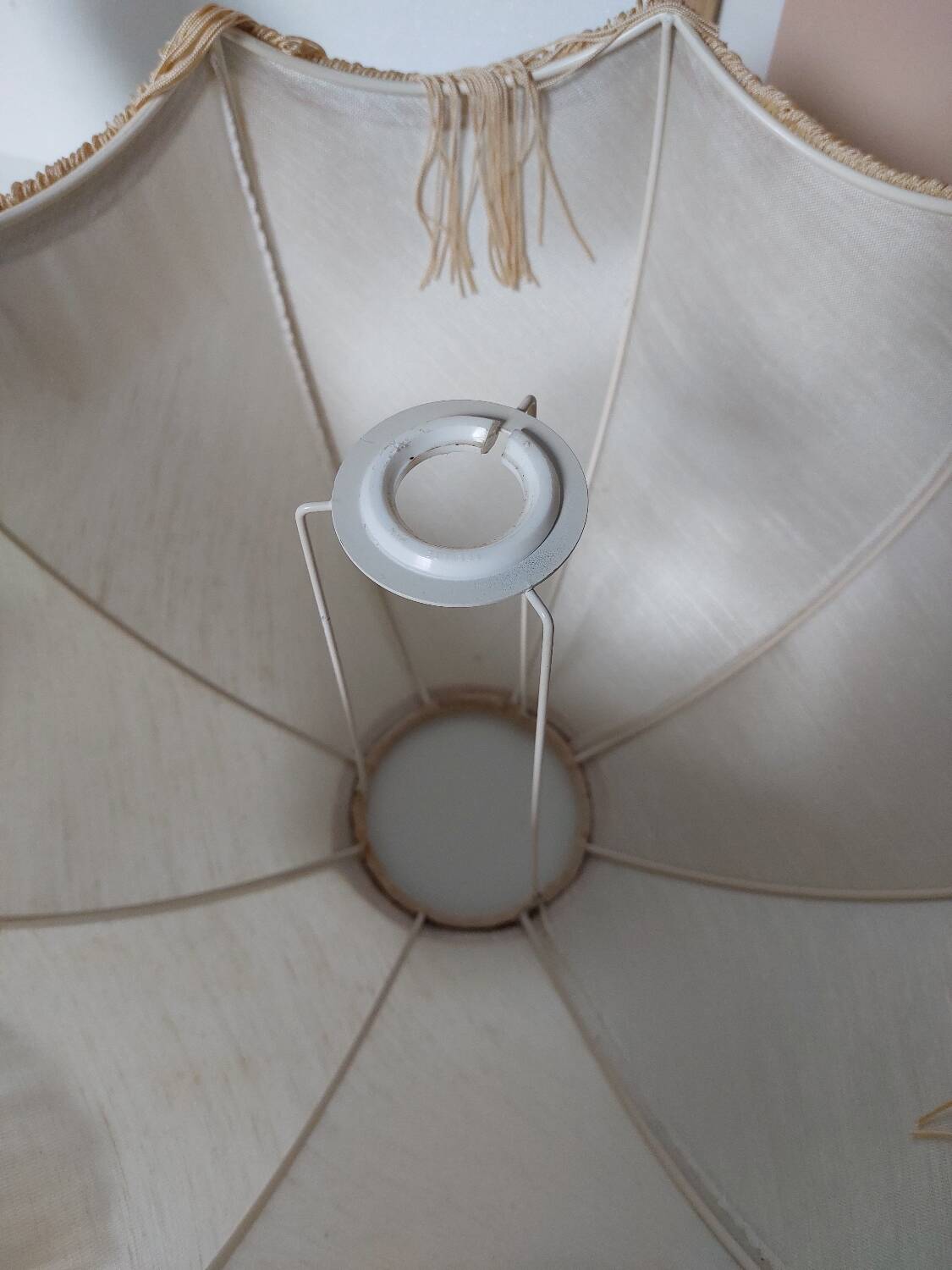 Lampe cristal taillé à la main et marbre blanc 57 cm