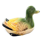 Green and yellow duck terrine