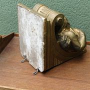Plaster wall console, grotesque, 19th century