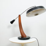 FASE President Pendulum in black with a walnut base