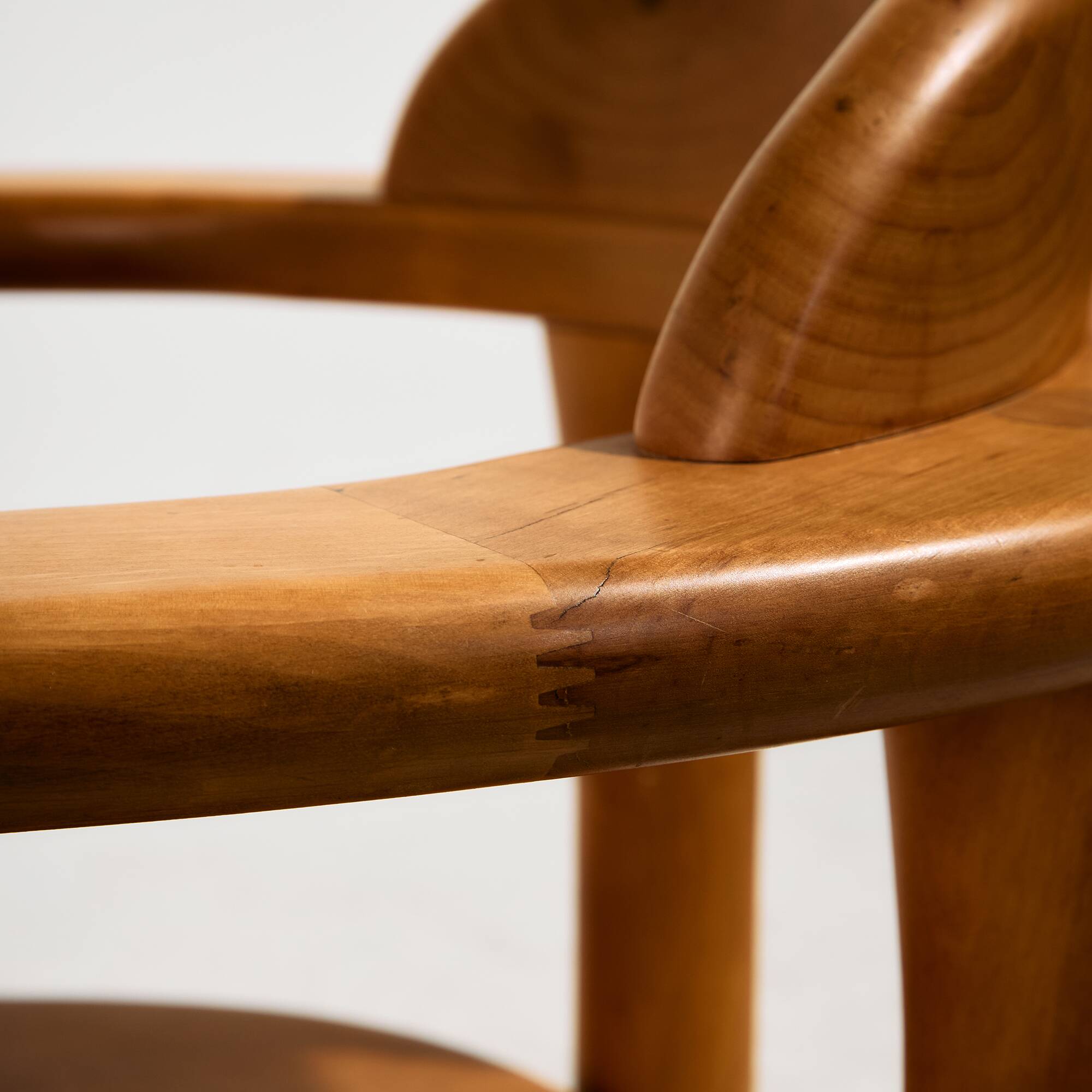 MK10590 Alder wood dining set by Erwin Berghammer for Team 7, Set of 7