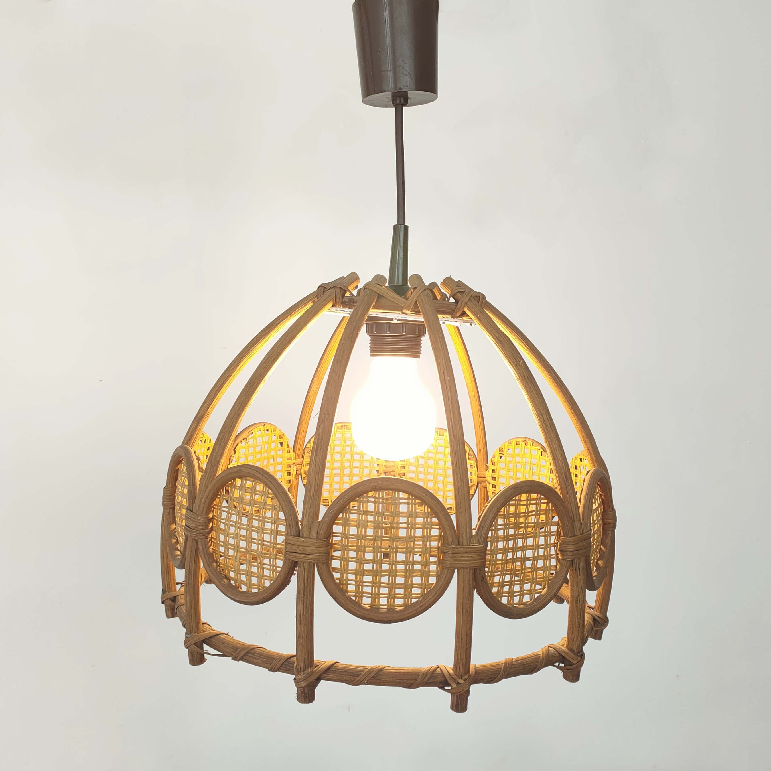 Rattan suspension and caning