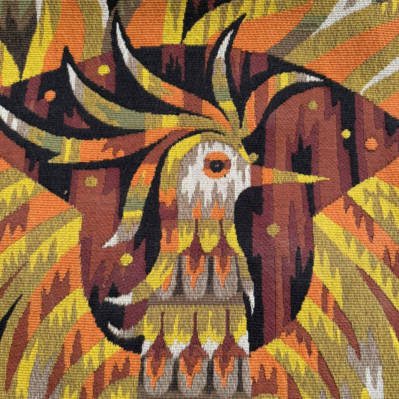 Tapisserie à l'oiseau par A. Cornic, XXe s.