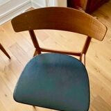 4 vintage chairs by WH Klein circa 1960.