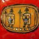 Ceramic tile "Templars" Italy 1960s