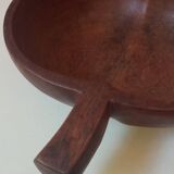 Teak apple bowl