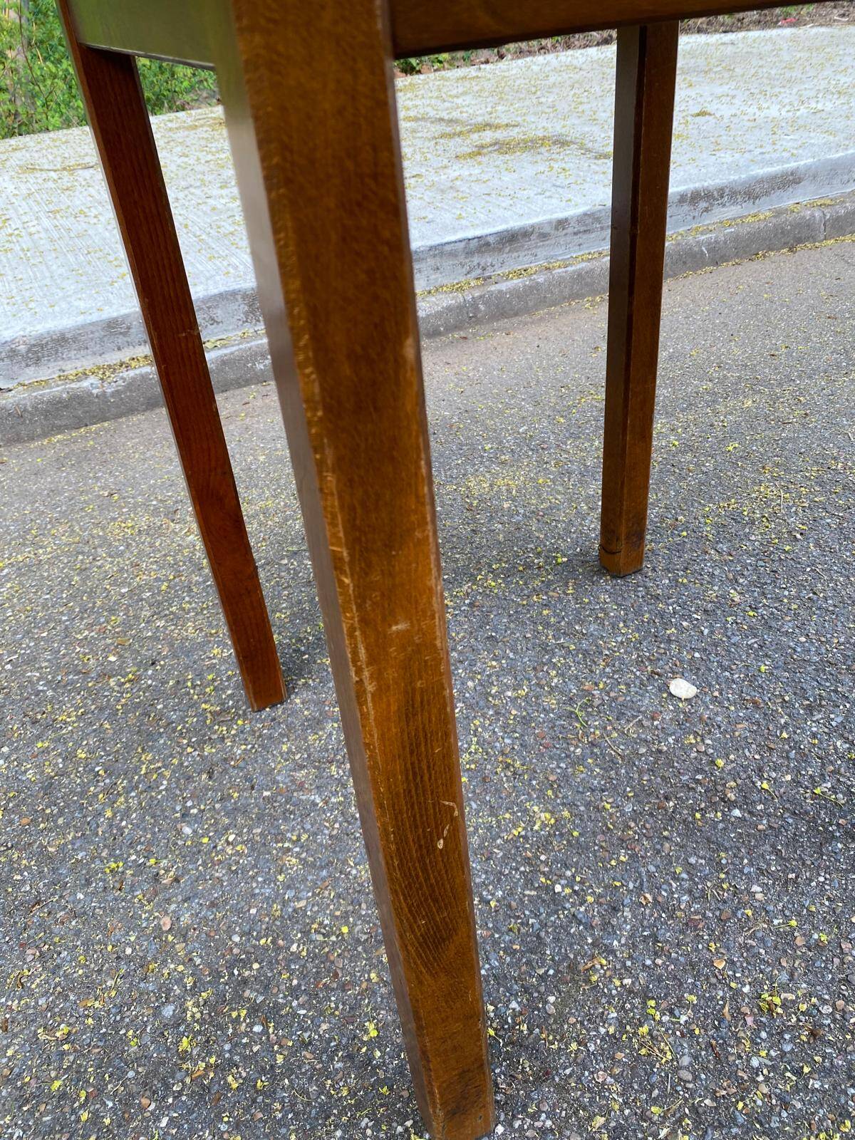 Scandinavian square bistro table in wood